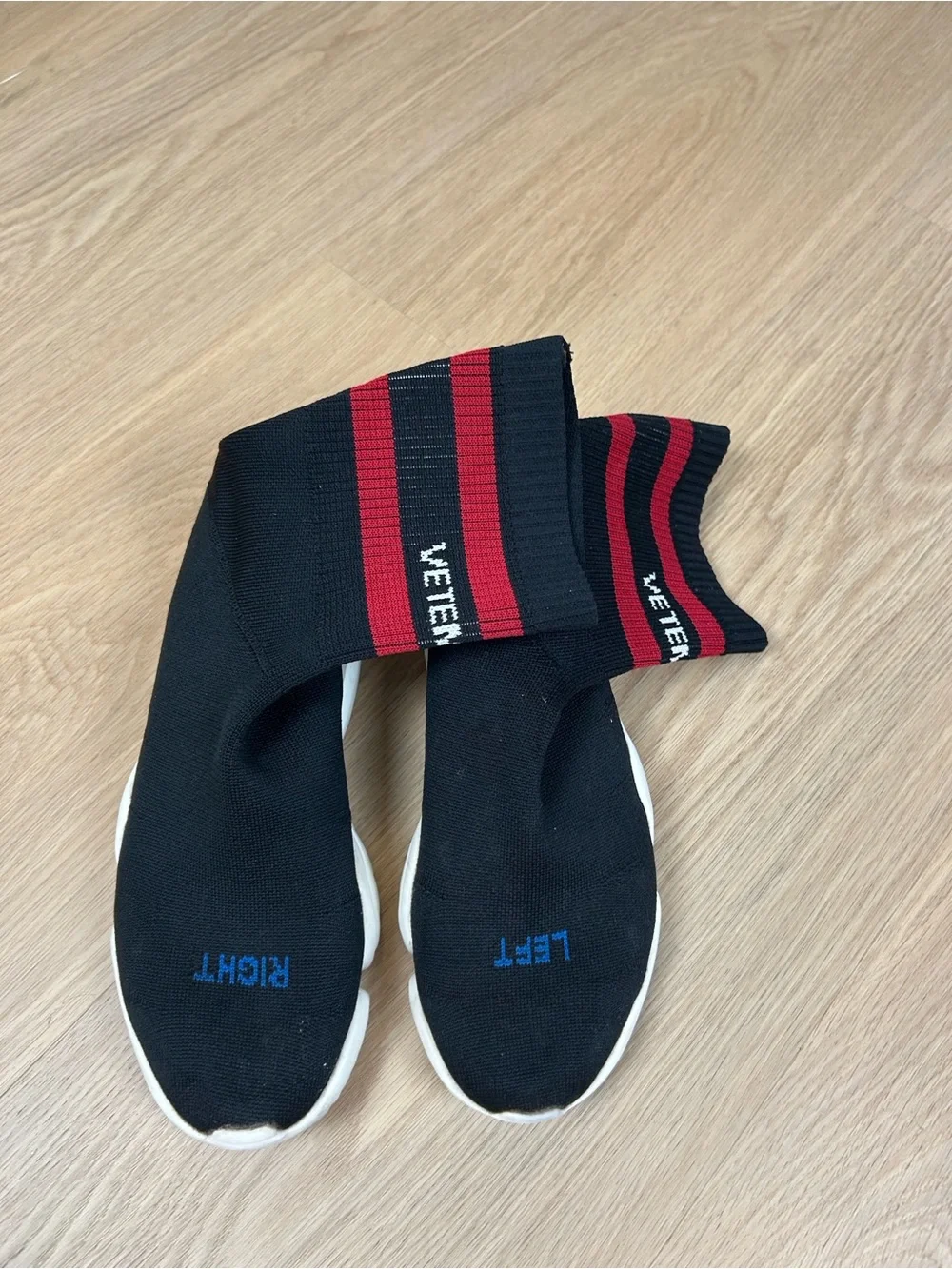 Vetements x Reebok Sock Pump High Top Sneakers 9
